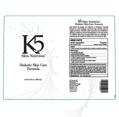 Label (K5 Diabetic Skin Care Formula Label)